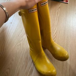 Hunter rain boots size 38